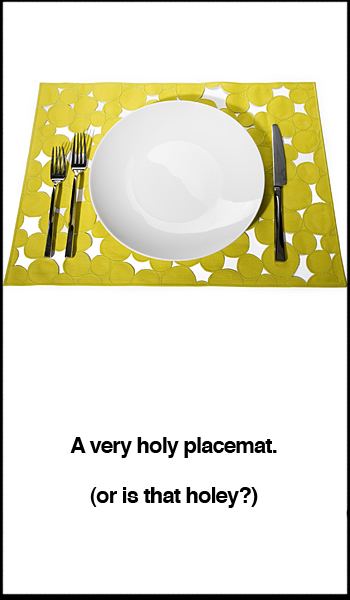 Citron Dots Placemat