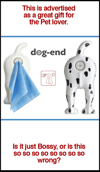 Dog-End Towel Holder