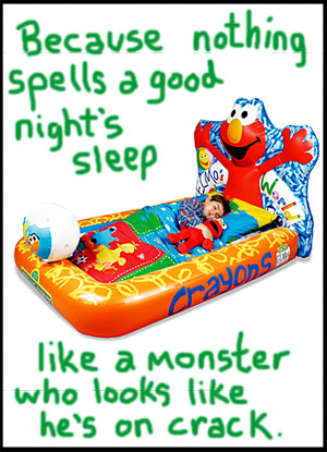 Elmo Inflatable Bed.
