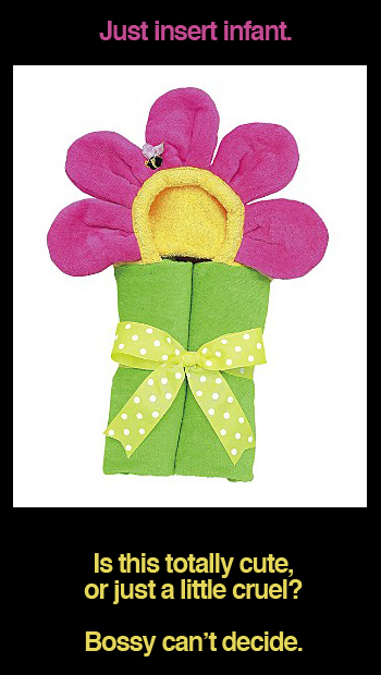 Mullins Infant Flower Tubbie Towel