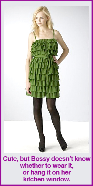 Juicy Couture Cascading Ruffle Waist Dress