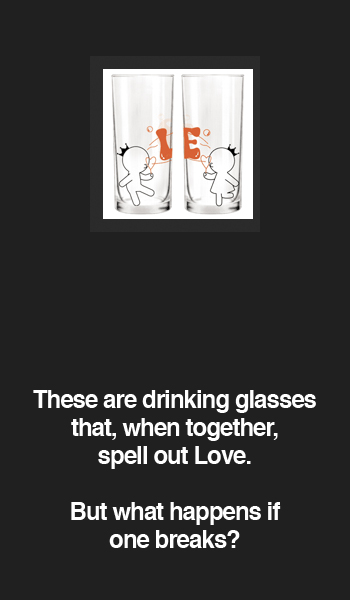 Bubbling With Love Drinking Glasses