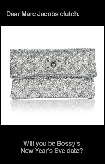 Marc Jacobs Stardust Leather Clutch