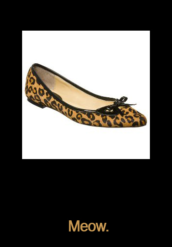 Merona’s Rosaline Leopard Flats