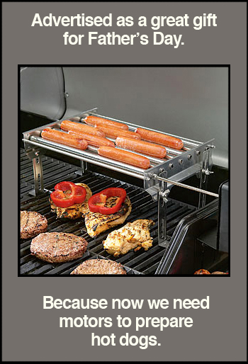 Motorized Hot Dog Griller