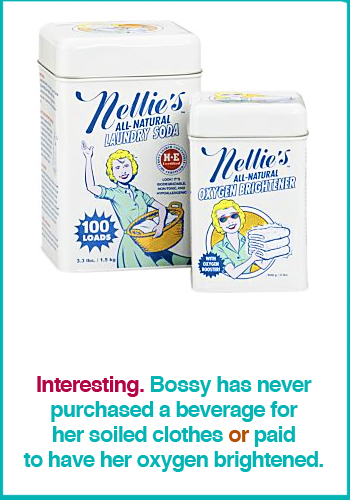 Nellie’s 2-Piece Laundry Soda & Oxygen Brightener