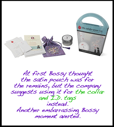 Deceased Pet Celebration Kit.