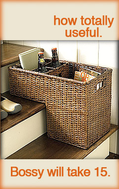 Ballard’s Rattan Step Basket.