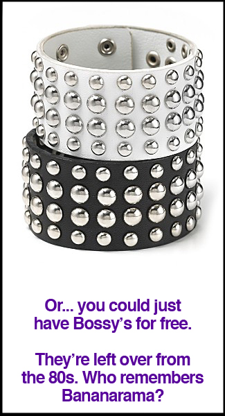 Aqua 4 Row Smooth Studded Bracelet