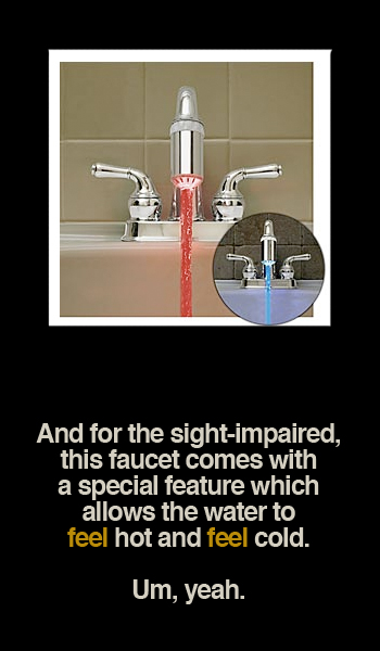 Temperature Controlled Faucet Light