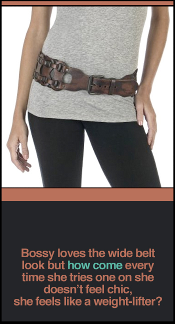Women’s Mossimo Wide Link Belt
