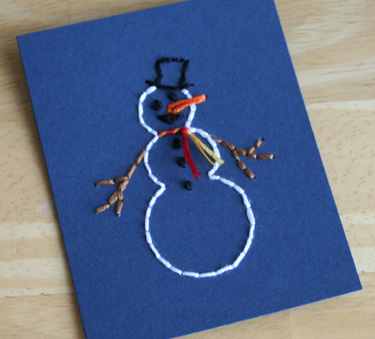 Snowman Greeting Card Snowman Greeting Card