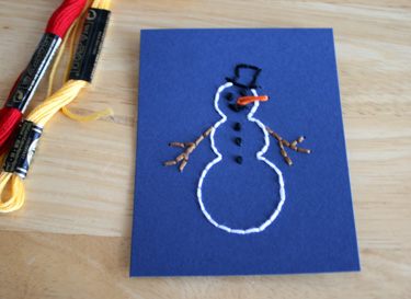 Snowman Greeting Card Snowman Greeting Card
