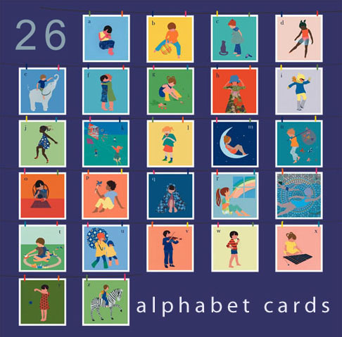 Alphabet Art Week: ABC Cards by Ida Pearle