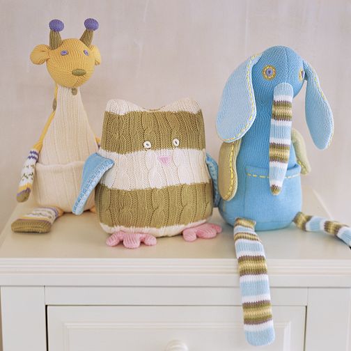 Pottery Barn Knit Softies