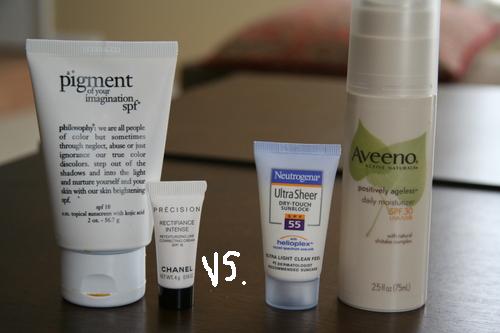 Price Tag Cage Match: Sunscreen